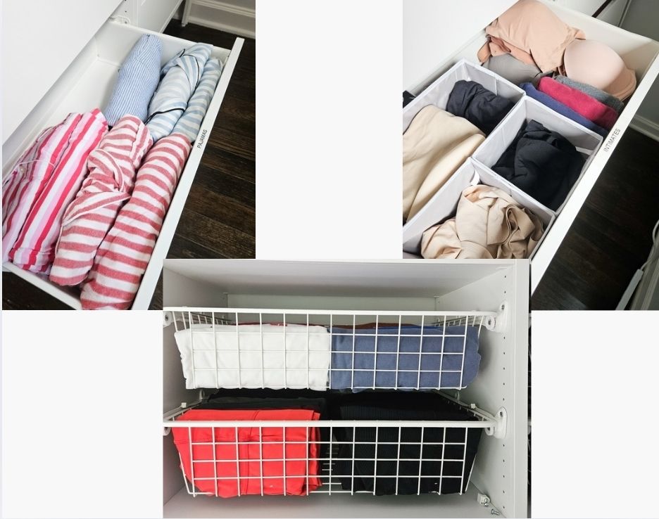 Organized drawers
