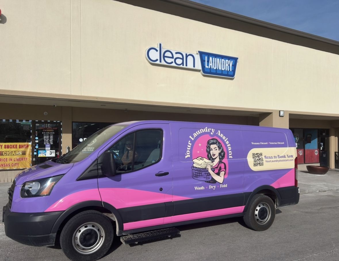 Your Laundry Assistant delivery van